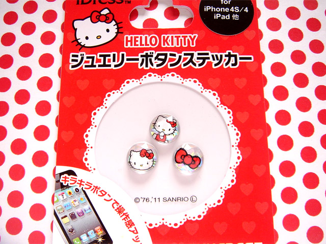 �͸���Hello Kitty_Hello Kitty-iPhone 4S HOME��K��-��