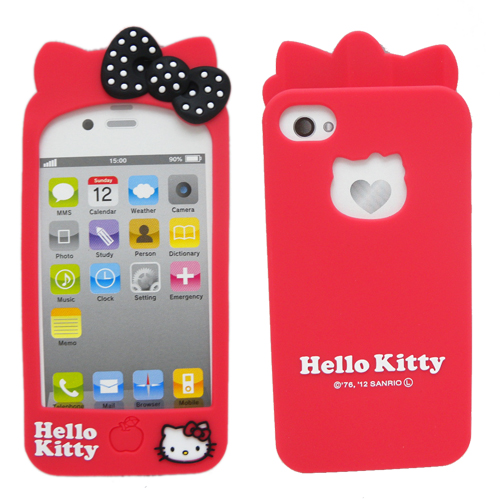 �͸���Hello Kitty_Hello Kitty-iP 4S �y����-�����I�I�µ�